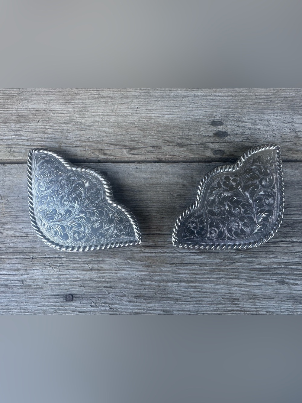 Horse Tack - Alpaca Silver Western Saddle Corner Plates